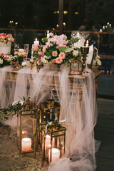 wedding table decoration