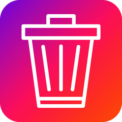 Trash Vector Icon Design Illustration