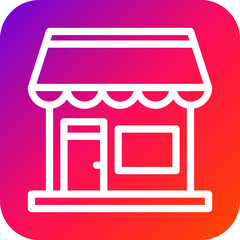 Shop Vector Icon Design Illustration
