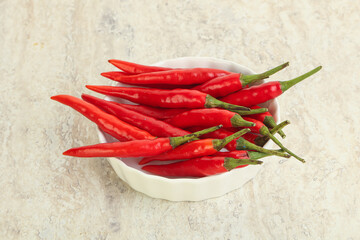 Hot and spicy chili pepper