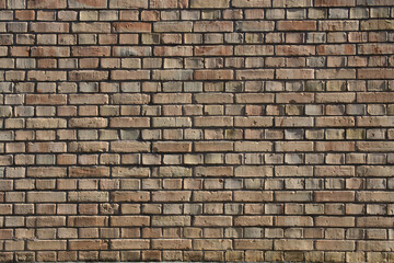 Wand aus Backsteinen