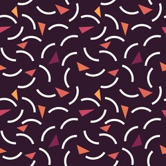 Kids seamless geometric pattern for wallpaper and fabrics and textiles and packaging and gifts and cards and linens