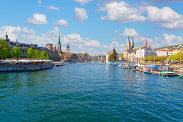Skyline von Zürich, Schweiz