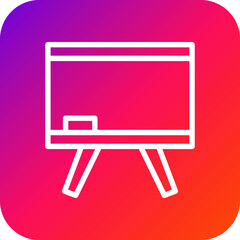 Chalkboard Vector Icon Design Illustration
