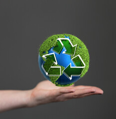 recycling modern grün
