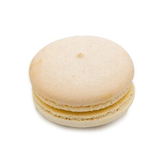 Exquisite French dessert macaroon with filling