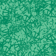 A green abstract texture seamless vector pattern