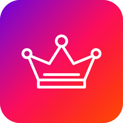Crown Vector Icon Design Illustration