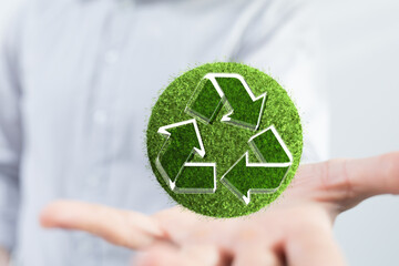 recycling modern grün