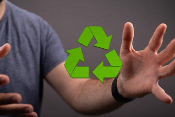 recycling modern grün