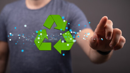 recycling modern grün