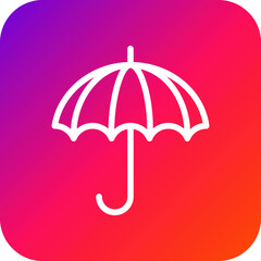 Umberella Vector Icon Design Illustration