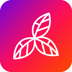 Leaf Vector Icon Design Illustration