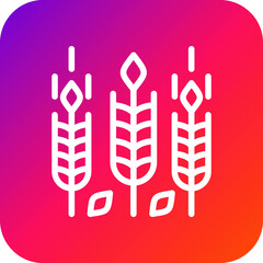Wheat Vector Icon Design Illustration