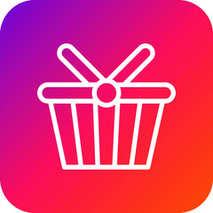 Basket Vector Icon Design Illustration