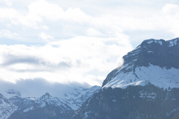 Fototapeta na wymiar Berge im Winter