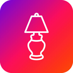 Lamp Vector Icon Design Illustration