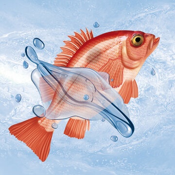 poisson, s&eacute;baste , animal, isol&eacute;, bulle, congel&eacute;, frais, glac&eacute;, froid, p&ecirc;che, eau, aliment, attraper, blanc, eau douce, nature, oc&eacute;an, fleuve, le perche, ailette, aquarium, lac, queue, &eacute;caill&eacute;, brut, 