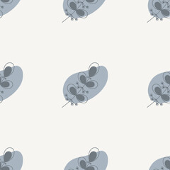 floral aesthetic pattern with branches