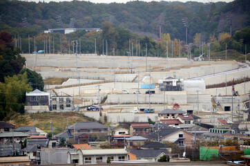 Fototapeta premium 造成地の風景