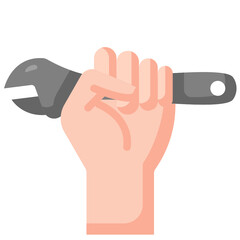 wrench flat icon