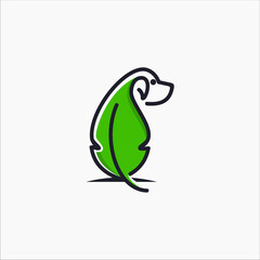 Dog mascot logo vector icon illustration design Premium Vector