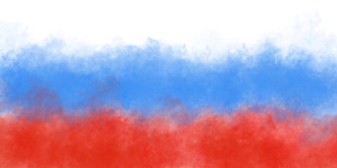 Abstract horizontal illustration, tricolor. Blue red and white.
Conceptual illustration. 