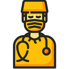 doctor Two Tone icon