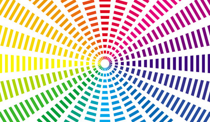 Colorful rainbow design vector illustration. Bright color design background. Trendy rainbow art
