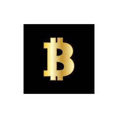 bitcoin crypto B letter logo symbol template design illustration vector