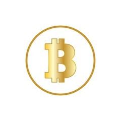 Obraz premium bitcoin crypto B letter logo symbol template design illustration vector