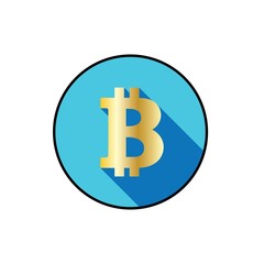 Obraz premium bitcoin crypto B letter logo symbol template design illustration vector