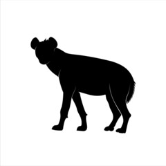 Owl silhouette Owl silhouette on a white background