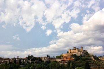Rocca di Spoleto, fortress, pope - 492211477
