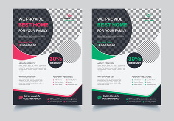 Real Estate Flyer Design template