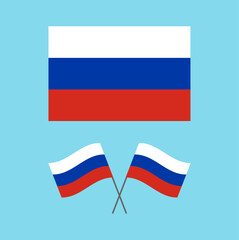 Obraz premium Russia flag.