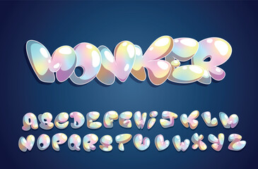 alphabet vector design graffiti © jo