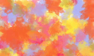 Abstract multicolored watercolor background texture of clouds