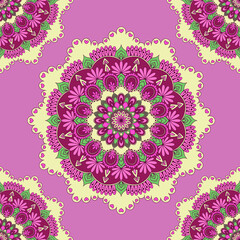 mandala pattern verctor