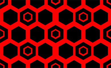 seamless pattern black and red