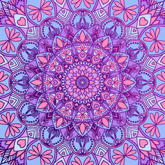 mandala pattern flower