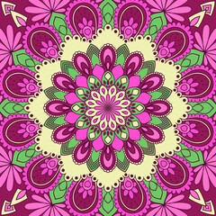 mandala pattern flower