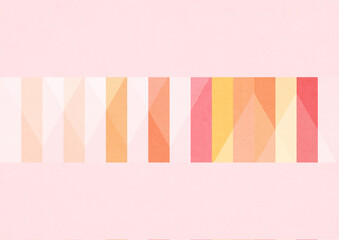 Abstract background with stripes and triangles in pastel colour palette.