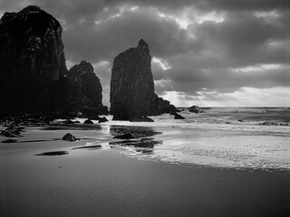 Ursa beach at sunset