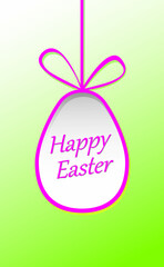 Happy Easter Egg of vector illustration