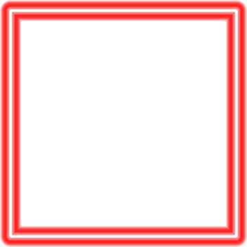 Square Geometric Neon