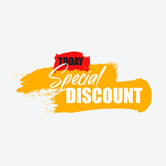Today special discount vector 