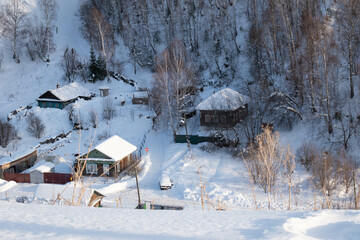 house in the mountains