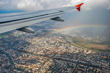 Flying over the rainbow