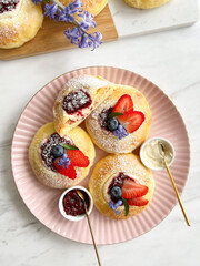 blueberry donuts